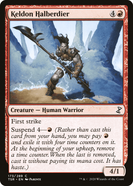Keldon Halberdier (173) — Time Spiral Remastered
