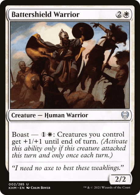 Battershield Warrior (2) — Kaldheim