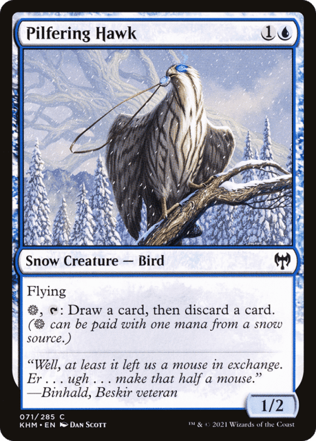 Pilfering Hawk (71) — Kaldheim