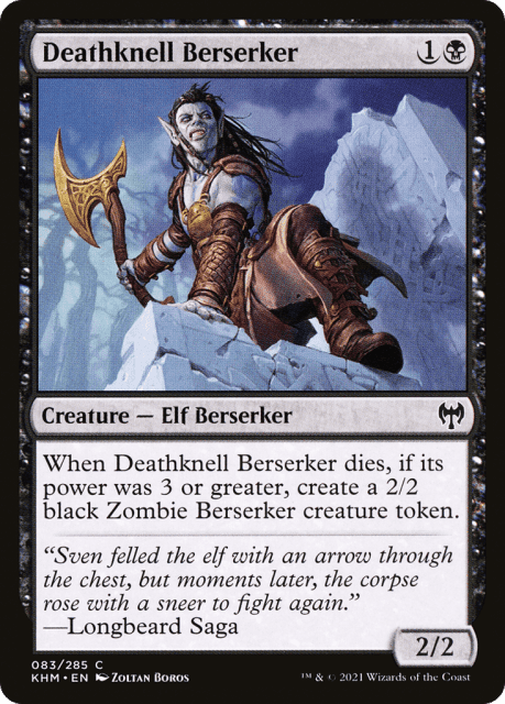 Deathknell Berserker (83) — Kaldheim