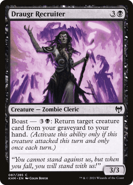 Draugr Recruiter (87) — Kaldheim