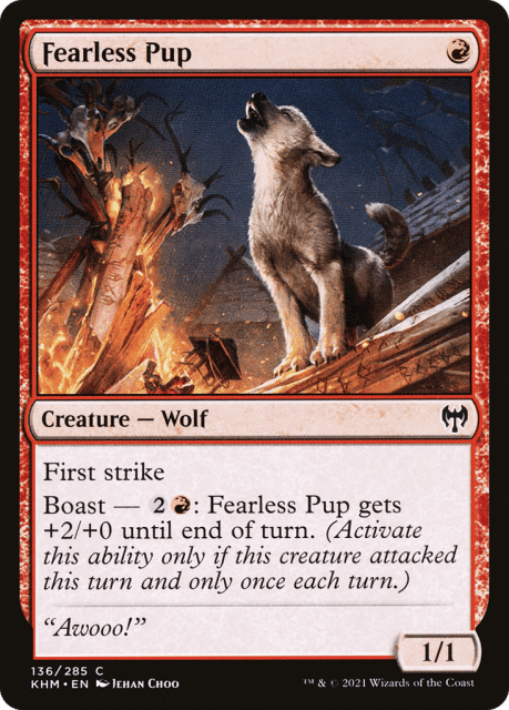 Fearless Pup (136) — Kaldheim
