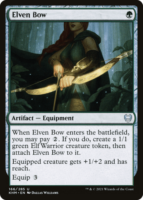 Elven Bow (166) — Kaldheim
