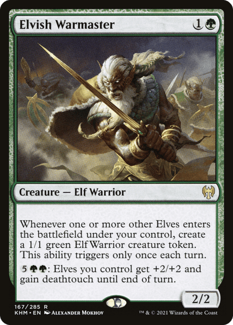 Elvish Warmaster (167) — Kaldheim