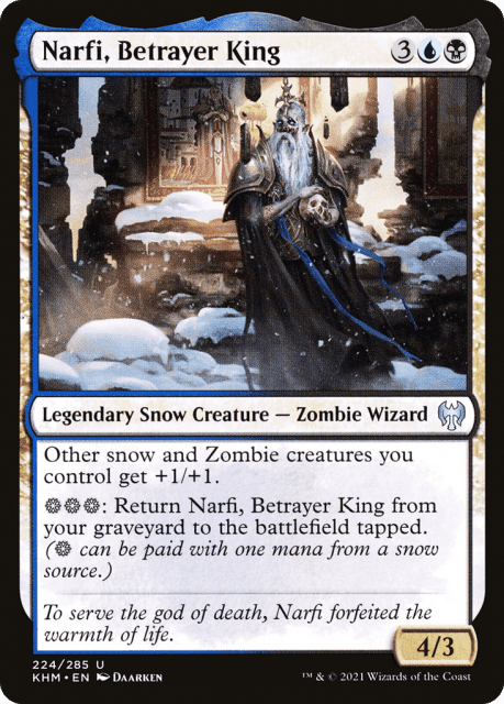 Narfi, Betrayer King (224) — Kaldheim