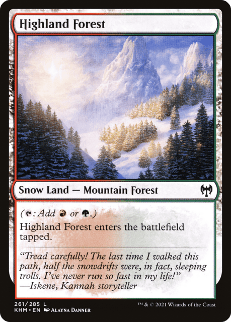 Highland Forest (261) — Kaldheim
