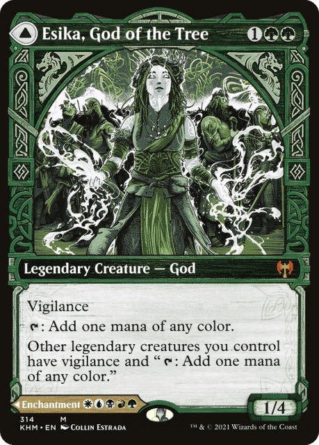 Esika, God of the Tree // The Prismatic Bridge (314) — Kaldheim