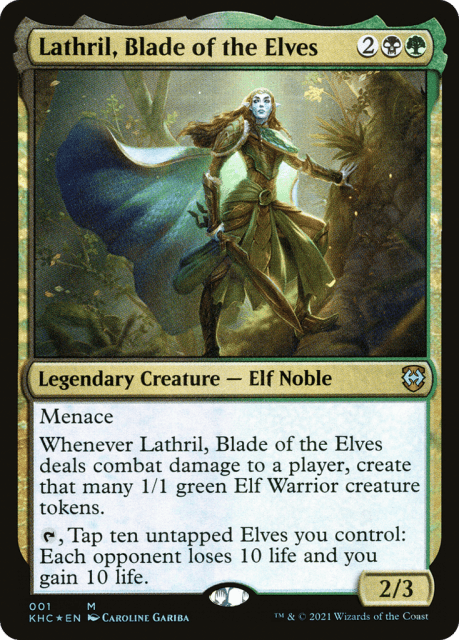 Lathril, Blade of the Elves (1) — Kaldheim Commander