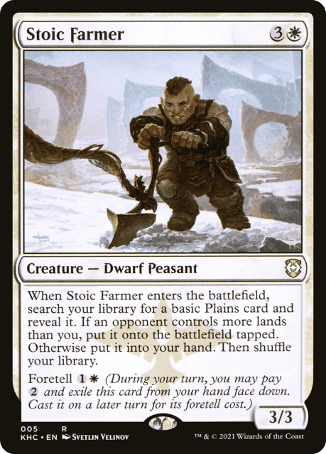 Stoic Farmer (5) — Kaldheim Commander