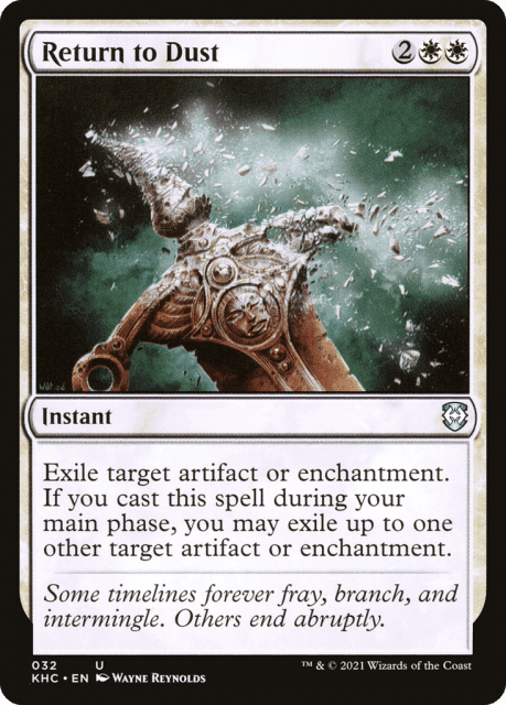 Return to Dust (32) — Kaldheim Commander