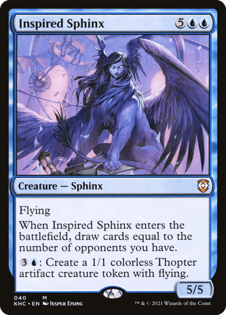 Inspired Sphinx (40) — Kaldheim Commander