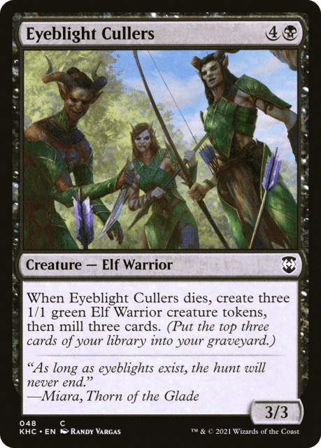 Eyeblight Cullers (48) — Kaldheim Commander