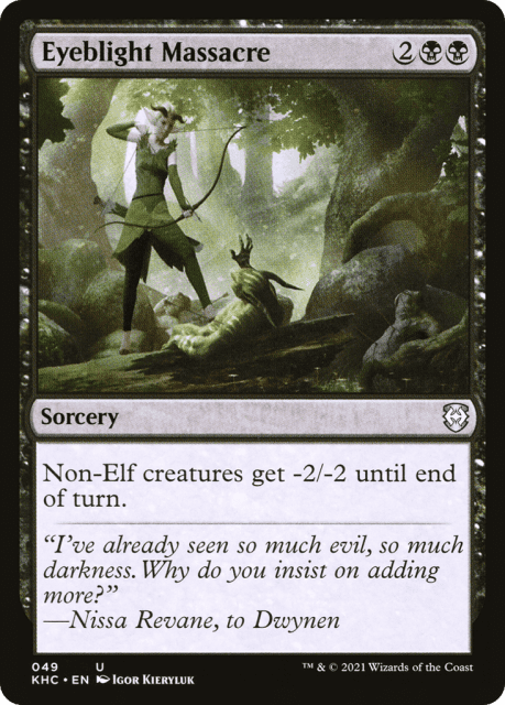 Eyeblight Massacre (49) — Kaldheim Commander