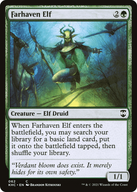 Farhaven Elf (62) — Kaldheim Commander