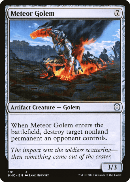 Meteor Golem (101) — Kaldheim Commander