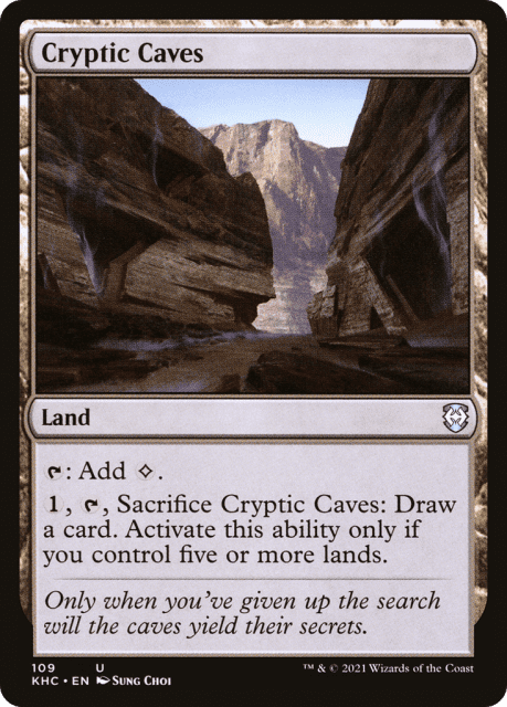 Cryptic Caves (109) — Kaldheim Commander