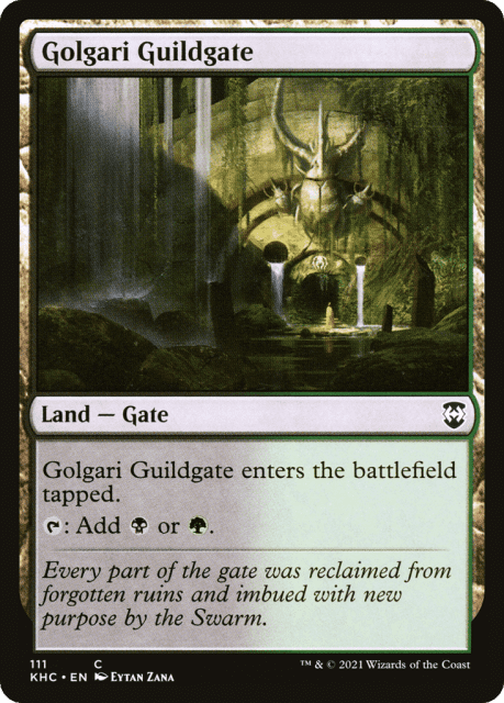 Golgari Guildgate (111) — Kaldheim Commander