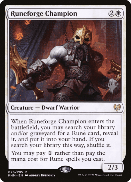 Runeforge Champion (26) — Kaldheim Promos