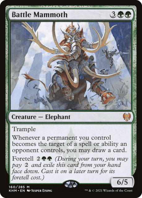 Battle Mammoth (160) — Kaldheim Promos