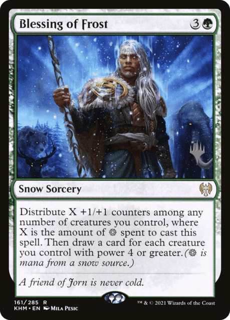 Blessing of Frost (161) — Kaldheim Promos