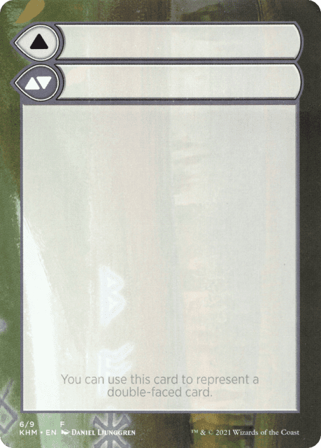 Double-Faced Substitute Card (6) — Kaldheim Substitute Cards