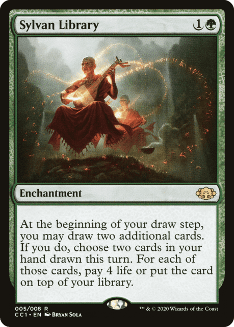Sylvan Library (5) — Commander Collection: Green