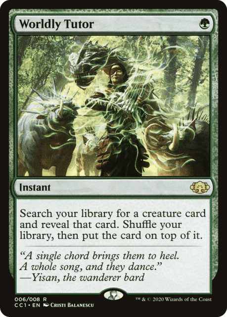 Worldly Tutor (6) — Commander Collection: Green