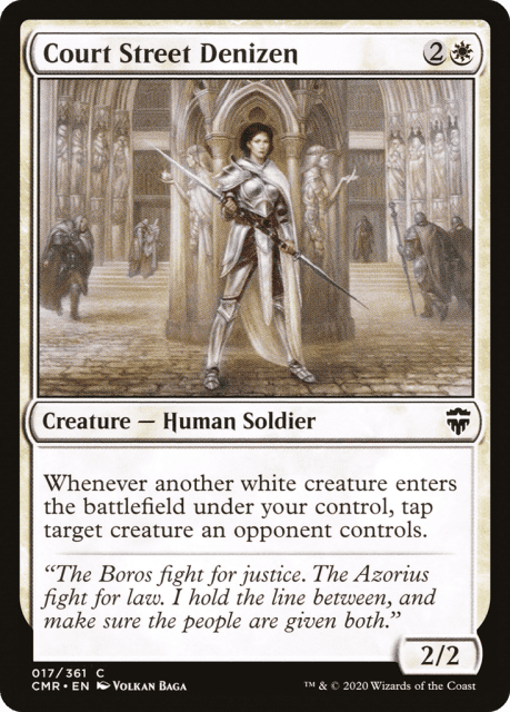 Court Street Denizen (17) — Commander Legends