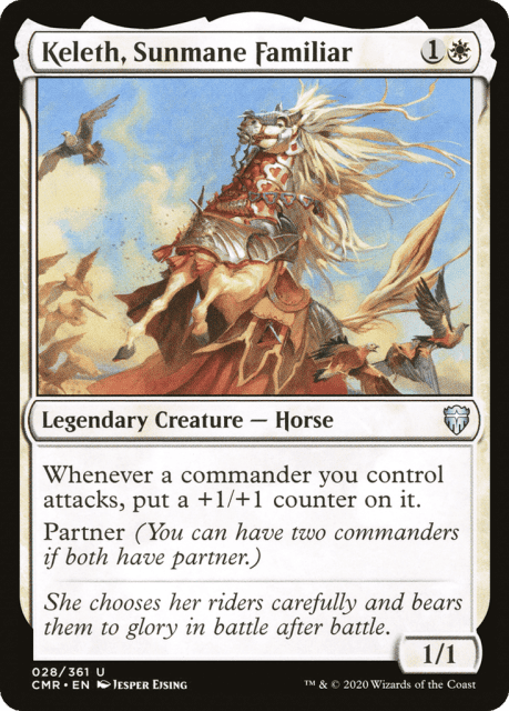 Keleth, Sunmane Familiar (28) — Commander Legends