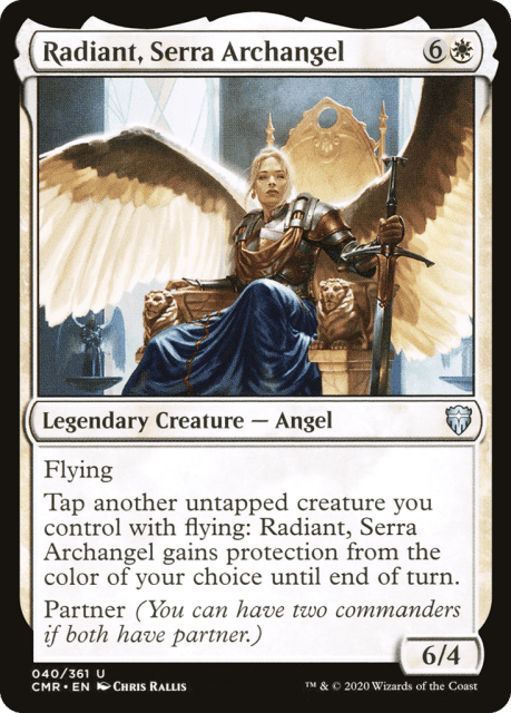 Radiant, Serra Archangel (40) — Commander Legends