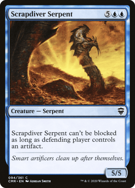 Scrapdiver Serpent (94) — Commander Legends