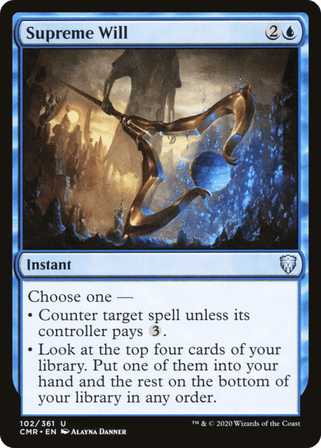 Supreme Will (102) — Commander Legends