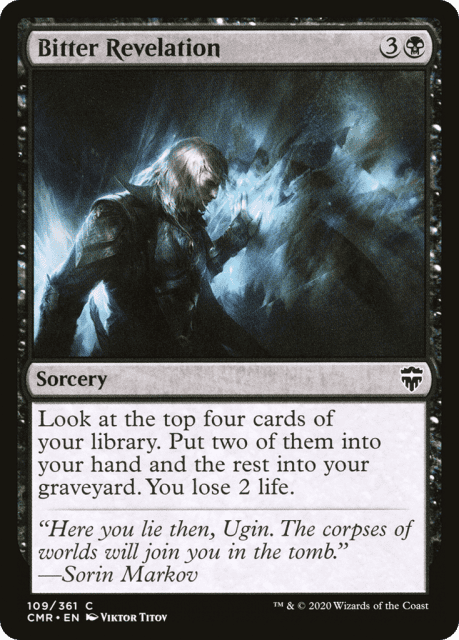 Bitter Revelation (109) — Commander Legends