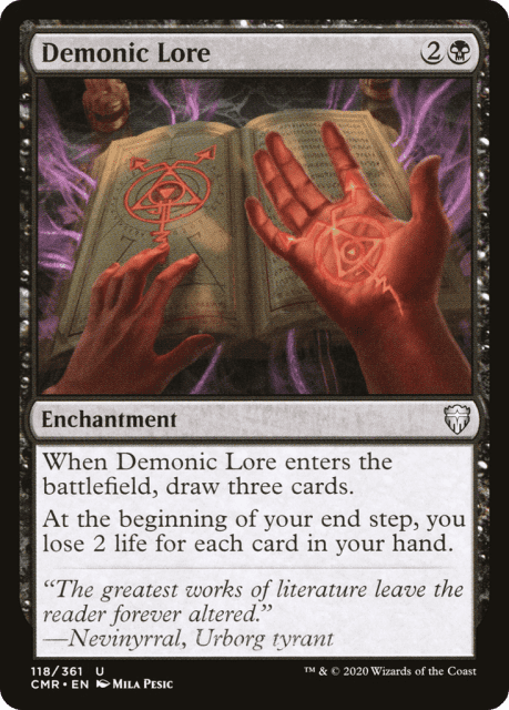 Demonic Lore (118) — Commander Legends