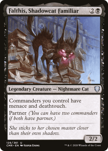 Falthis, Shadowcat Familiar (126) — Commander Legends