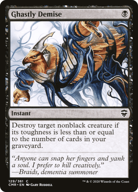 Ghastly Demise (129) — Commander Legends