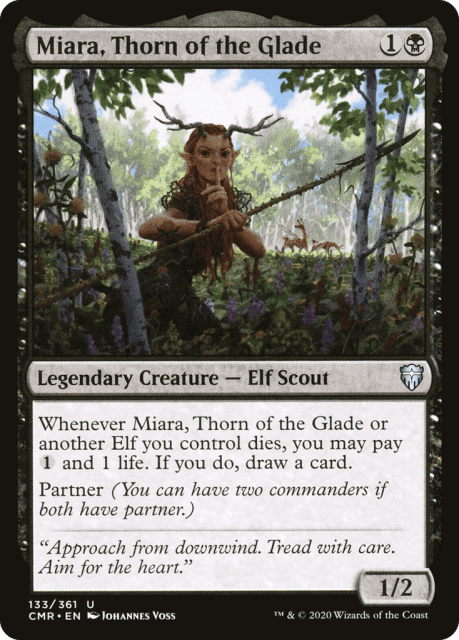 Miara, Thorn of the Glade (133) — Commander Legends