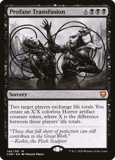 Profane Transfusion (145) — Commander Legends