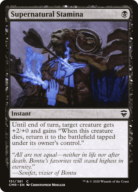 Supernatural Stamina (151) — Commander Legends