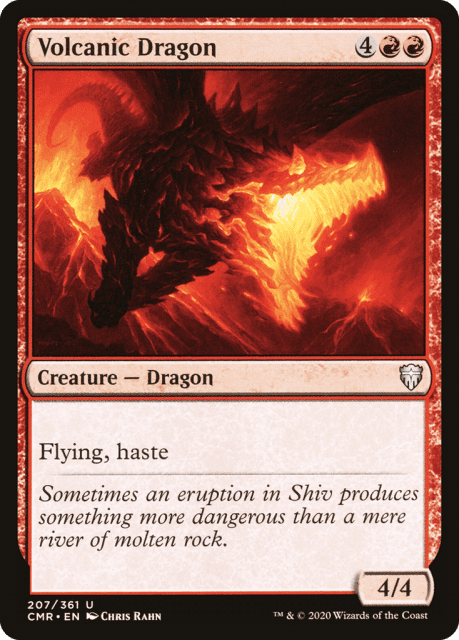 Volcanic Dragon (207) — Commander Legends