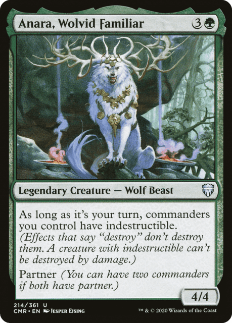 Anara, Wolvid Familiar (214) — Commander Legends