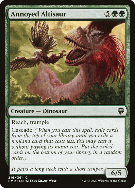 Annoyed Altisaur (216) — Commander Legends