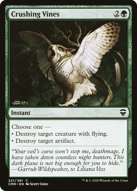 Crushing Vines (221) — Commander Legends