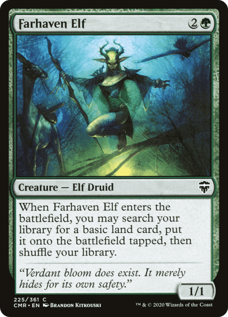 Farhaven Elf (225) — Commander Legends