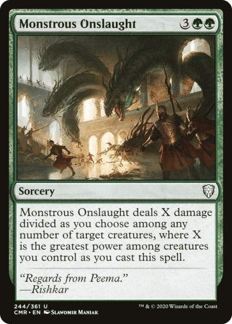 Monstrous Onslaught (244) — Commander Legends