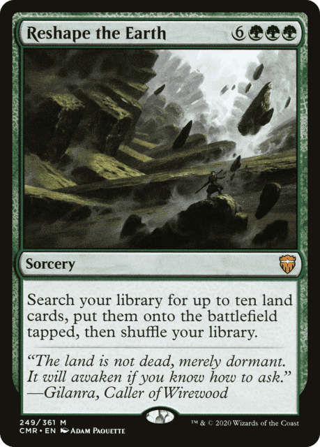 Reshape the Earth (249) — Commander Legends