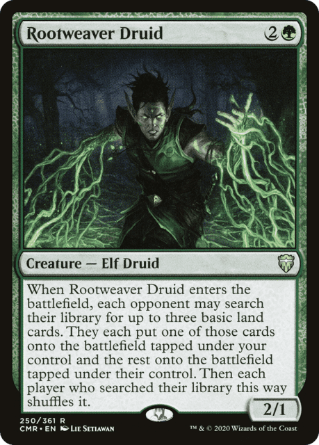 Rootweaver Druid (250) — Commander Legends