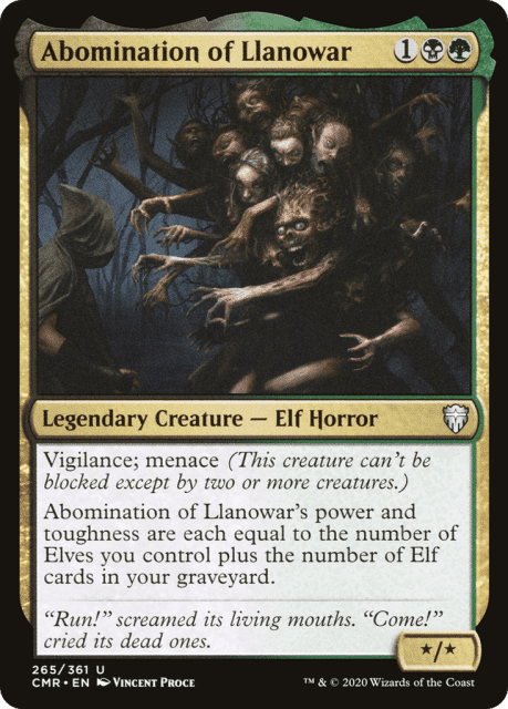 Abomination of Llanowar (265) — Commander Legends