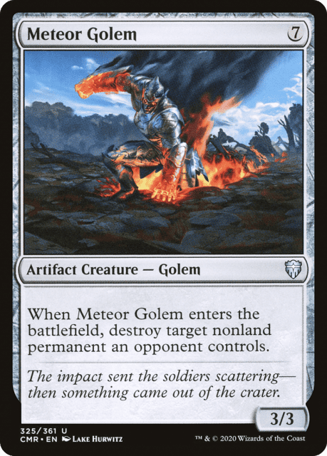 Meteor Golem (325) — Commander Legends