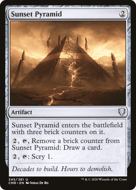 Sunset Pyramid (345) — Commander Legends